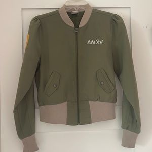 Star Wars Boba Fett retro style bomber jacket Her Universe